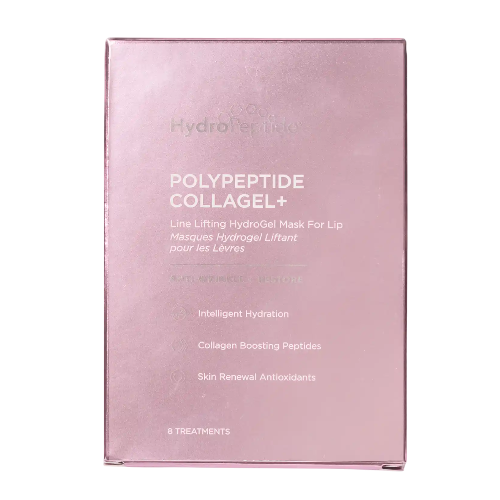 HYDROPEPTIDE PolyPeptide Collagel+ Lip Mask 8шт– Гідрогелева ліфтинг-маска для губ